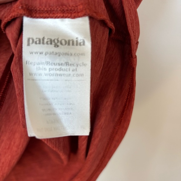 Patagonia Capilene Live Simply Guitar Decal Short Sleeve Shirt Size M - Picture 5 of 6